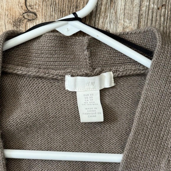 H&M Taupe Cardigan Sweater - Picture 2 of 3